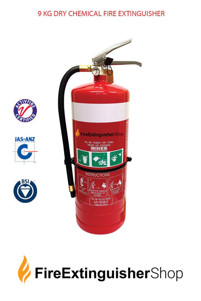9 kg Dry Chemical Fire Extinguisher ABE