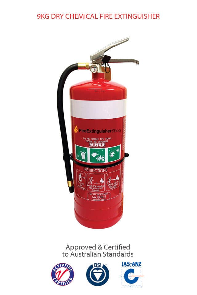 9 kg Dry Chemical Fire Extinguishers