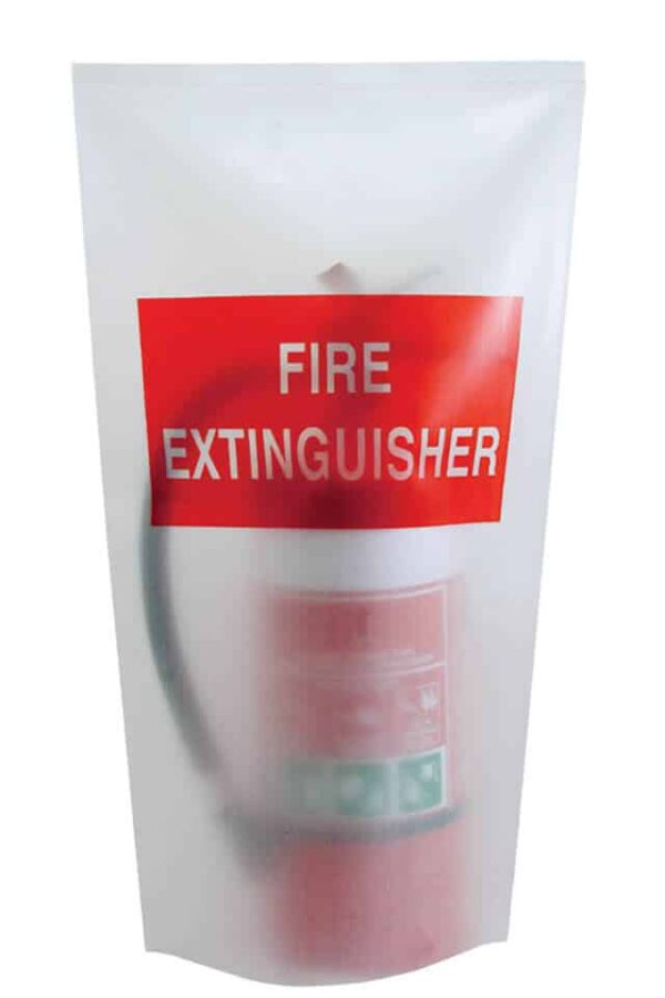 Small Fire Extinguisher UV Plastic Cover up to 4.5kg extinguishers