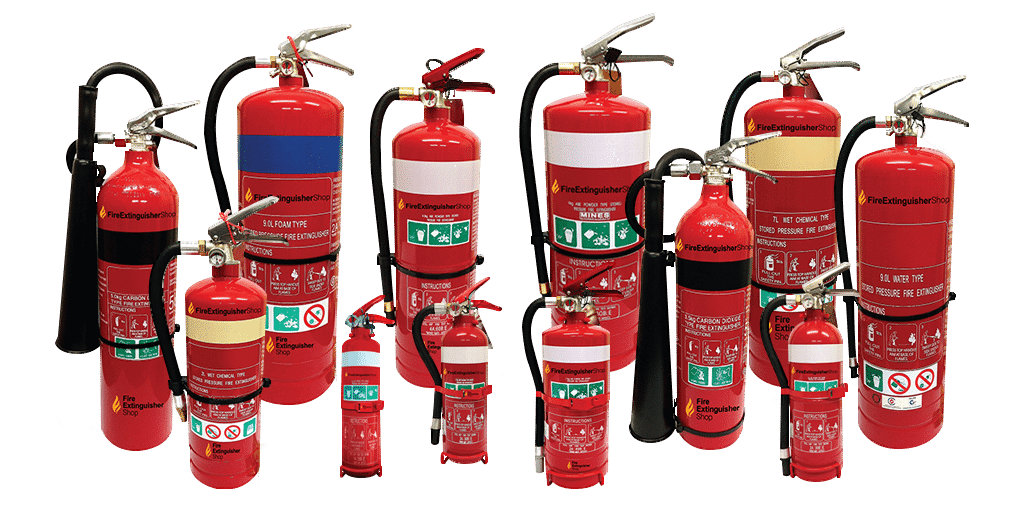 Fire extinguisher shop sales