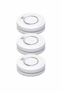 3 x 240V Photoelectric Smoke Alarms 10 Year Lithium Battery