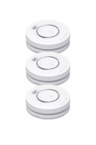 3 x 240V Photoelectric Smoke Alarms 10 Year Lithium Battery