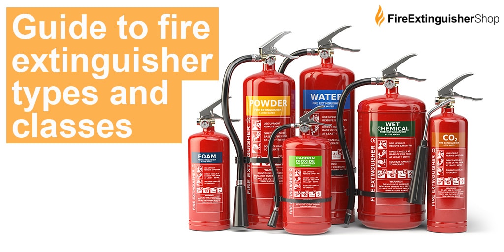Guide to fire extinguisher types and classes