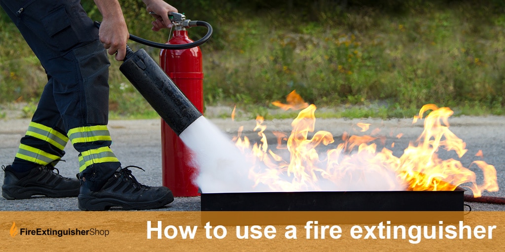 How to use a fire extinguisher