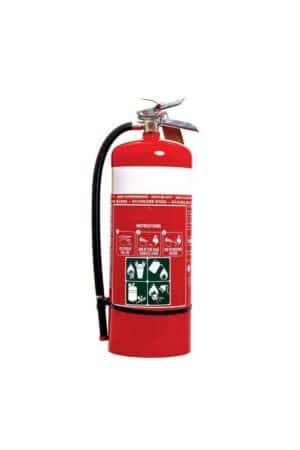 9kg Stainless Steel Heavy Duty Dry Chemical Fire Extinguisher ABE - Fire Extinguisher Shop