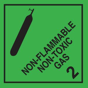 Dangerous Goods Shipping Sticker 100x100mm