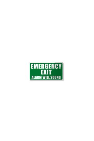 Emergency Exit Sign Alarm Sign Safety - Fire Extinguisher Shop