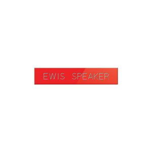 EWIS Speaker Sign