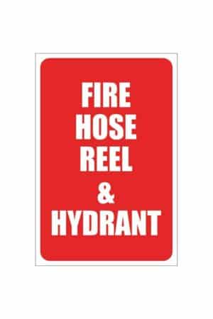 Fire Hose Reel Sign & Hydrant Sign Small Safety - Fire Extinguisher Shop