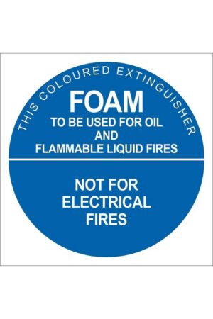 Foam Fire Extinguisher Sign - Fire Extinguisher Shop