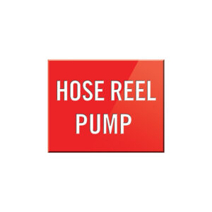 Hose Reel Pump Sign