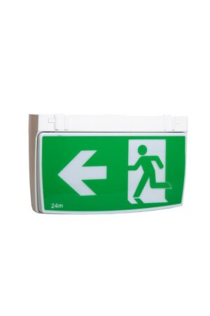 LED Exit Light Front Slide In Mount - Fire Extinguisher Shop