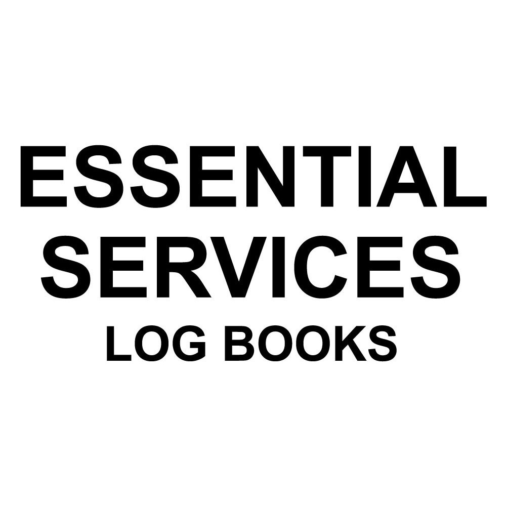 Printed Sticker - Essential Services Log Books