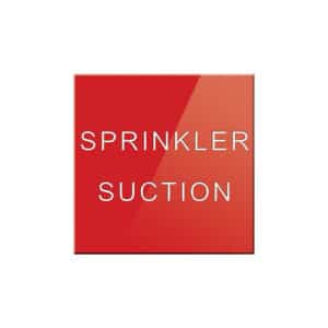 Sprinkler Suction Sign
