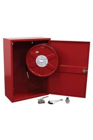 Swing Arm Fire Hose Reel 19mm x 36m with Cabinet