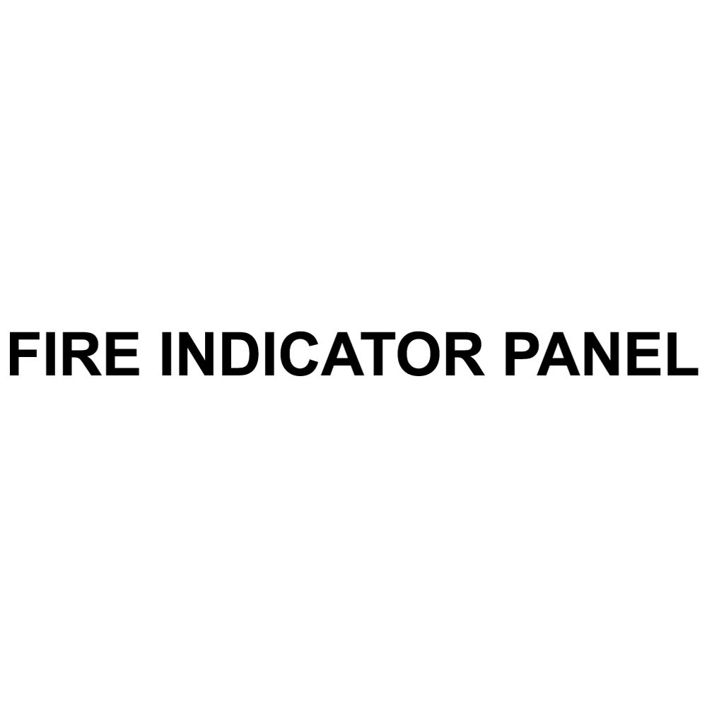 Vinyl Cut Fire Indicator Panel Sign