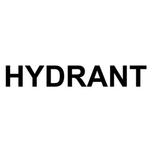 Vinyl Cut Hydrant Sign